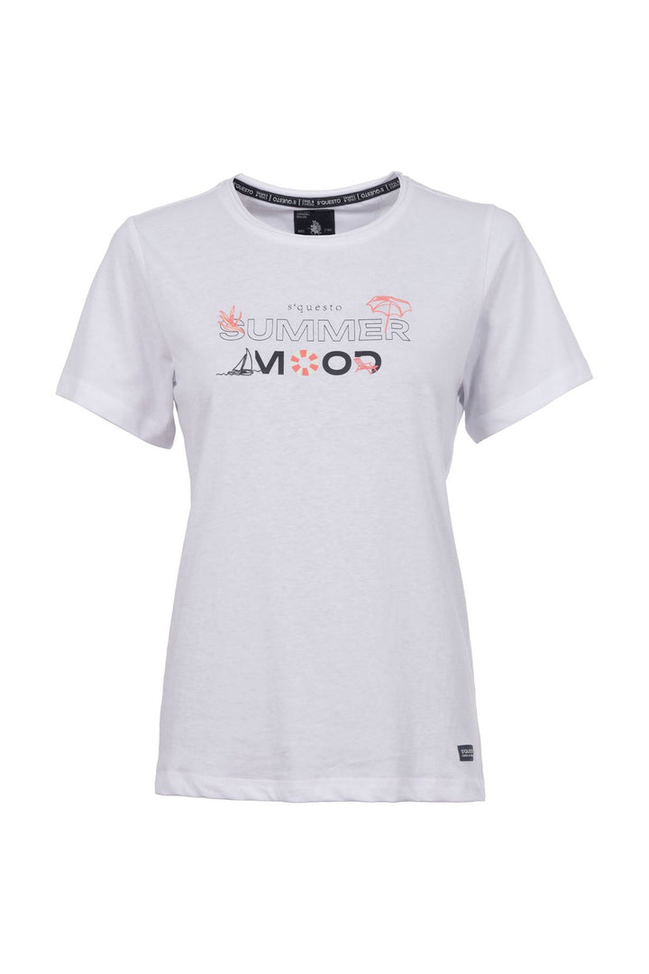 T-Shirt Damen Klassisch "Summer" Print