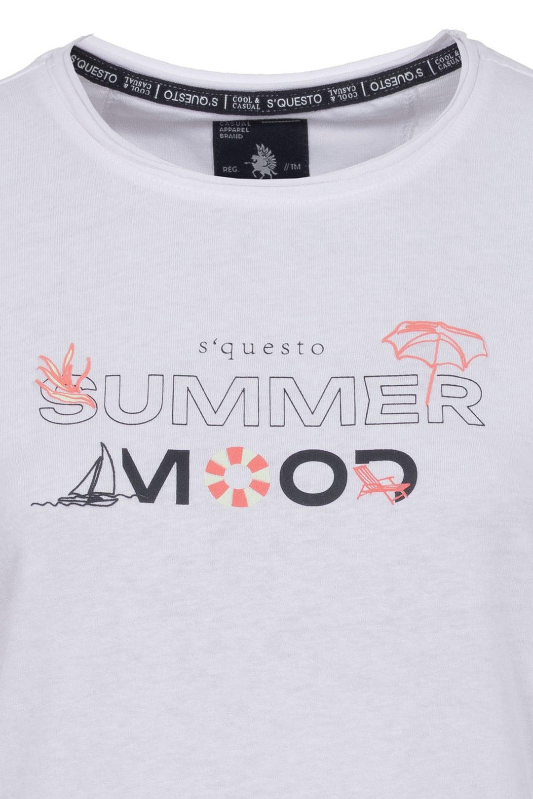 T-Shirt Damen Klassisch "Summer" Print