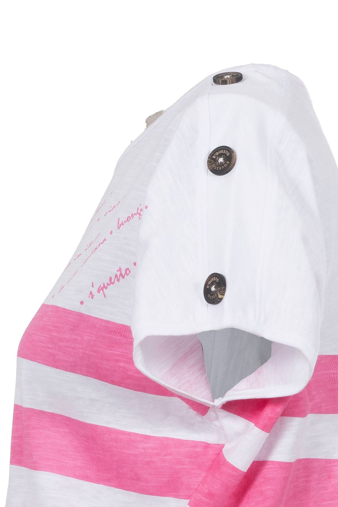 T-Shirt Damen maritimer Look Lettering-Elemente