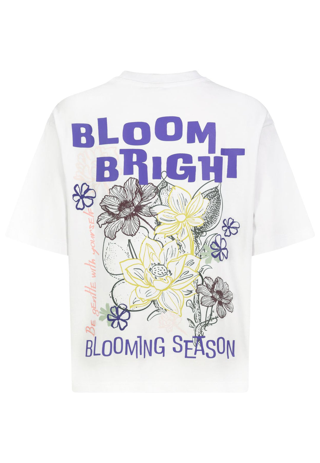 T-Shirt Damen kleiner Brustprint großer Rückenprint