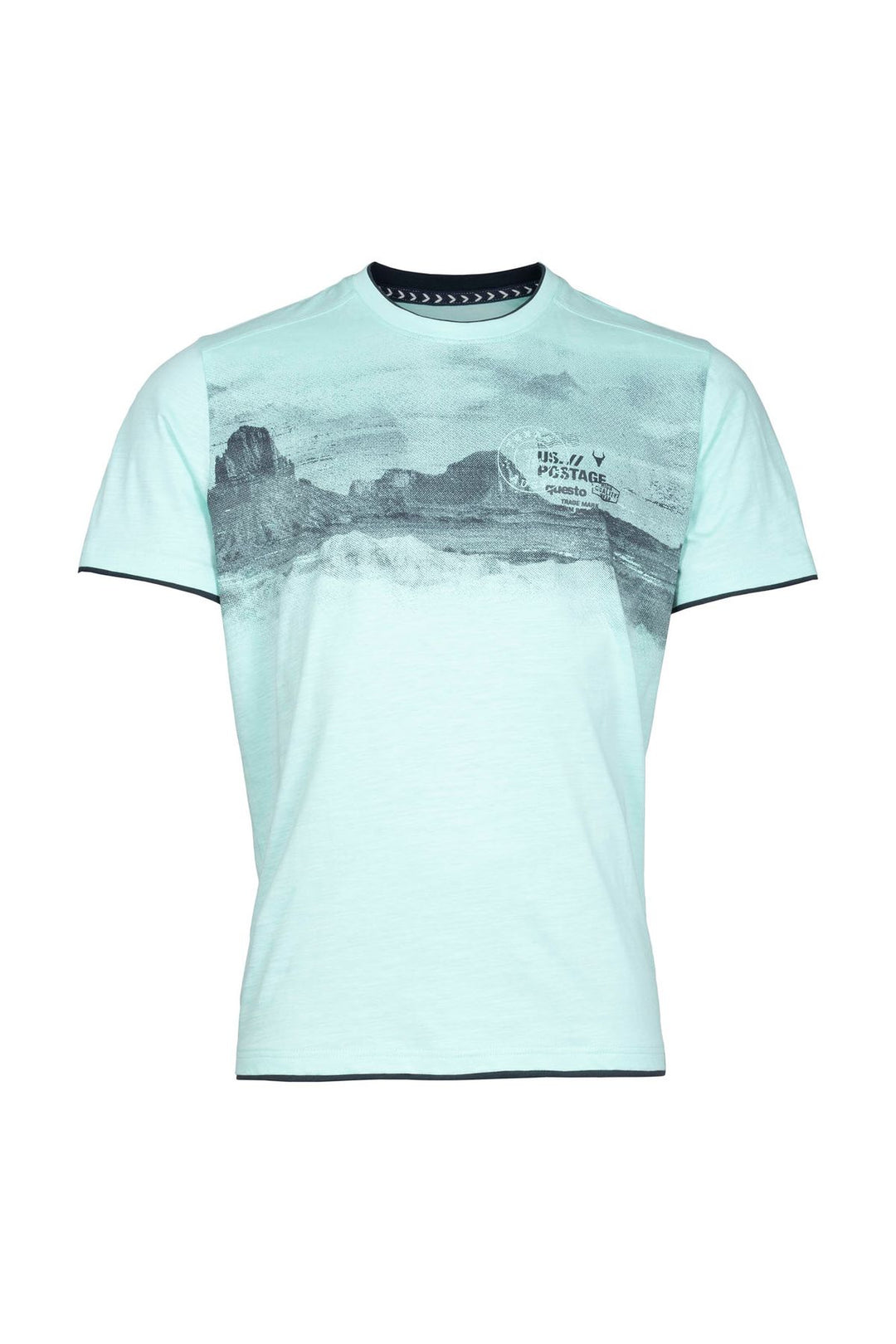 T-Shirt Herren Fotoprint moderne Akzente
