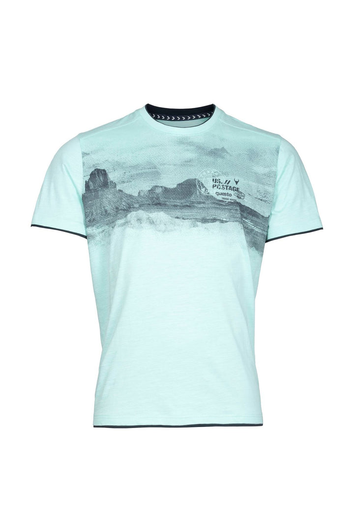 T-Shirt Herren Fotoprint moderne Akzente