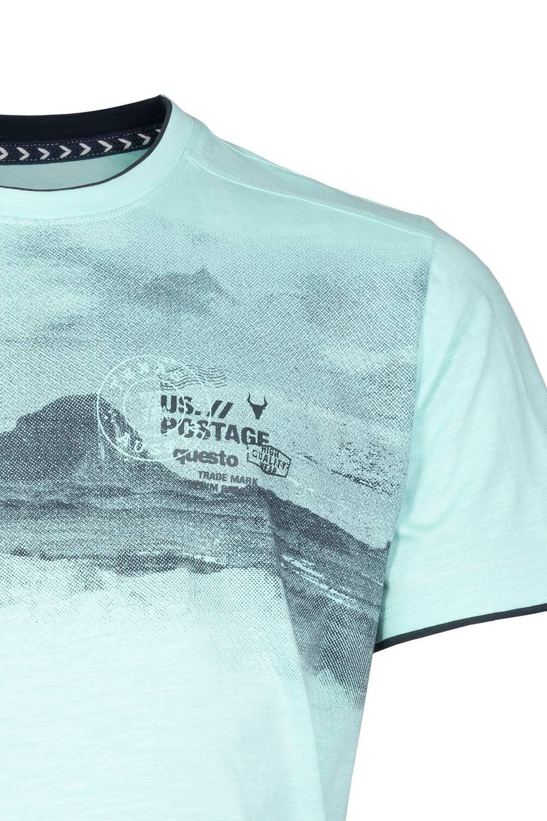 T-Shirt Herren Fotoprint moderne Akzente