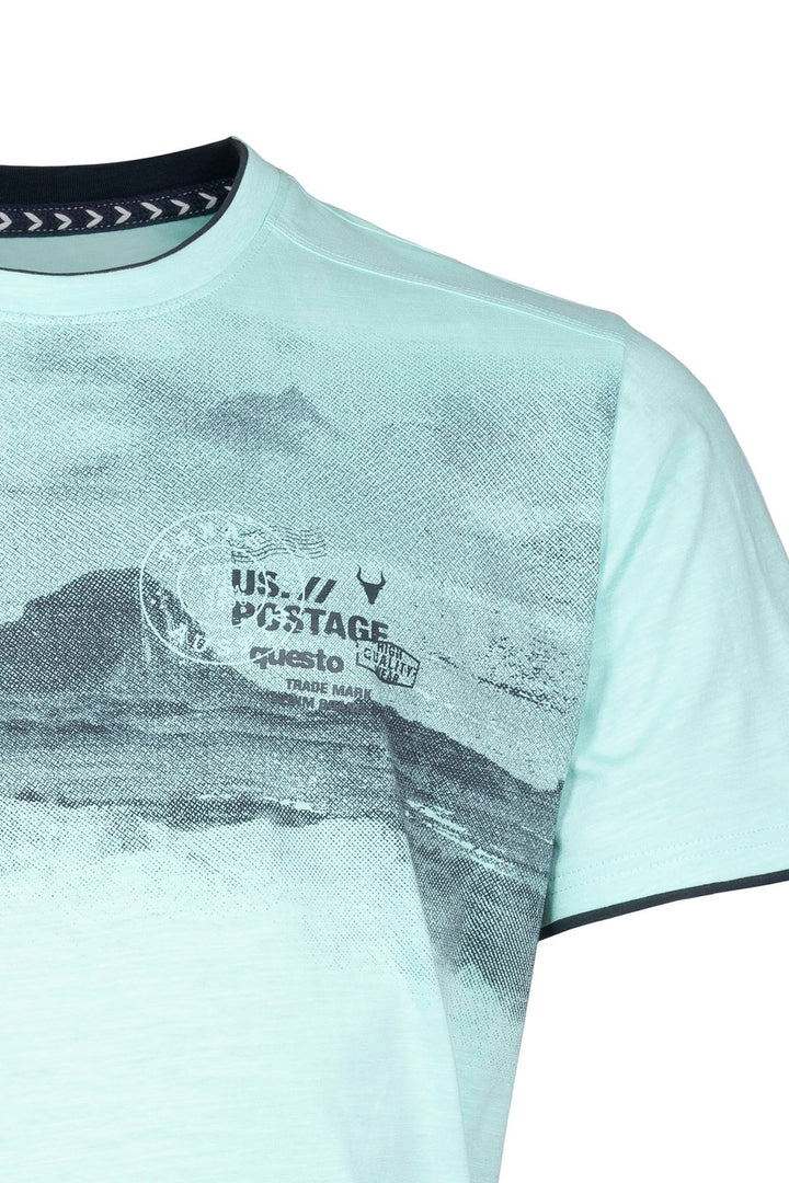 T-Shirt Herren Fotoprint moderne Akzente