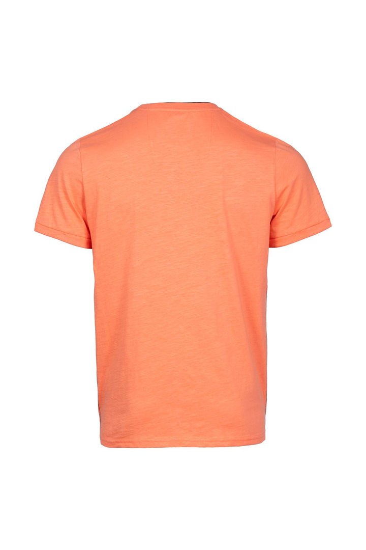 T-Shirt Herren Brustprint Schulterprint