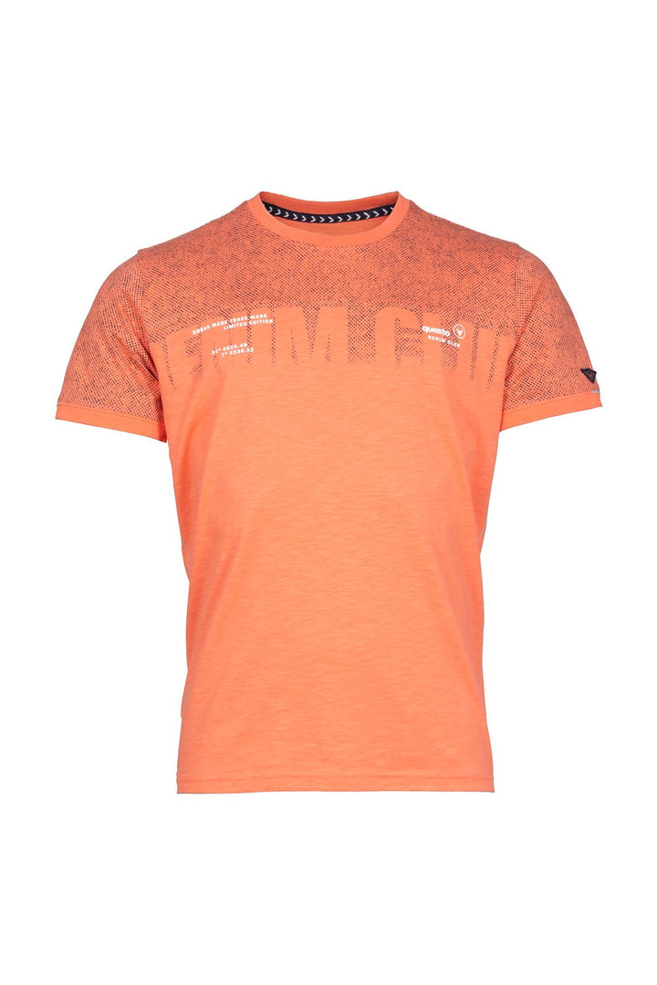 T-Shirt Herren bedruckte Schulter- und Ärmelpartie