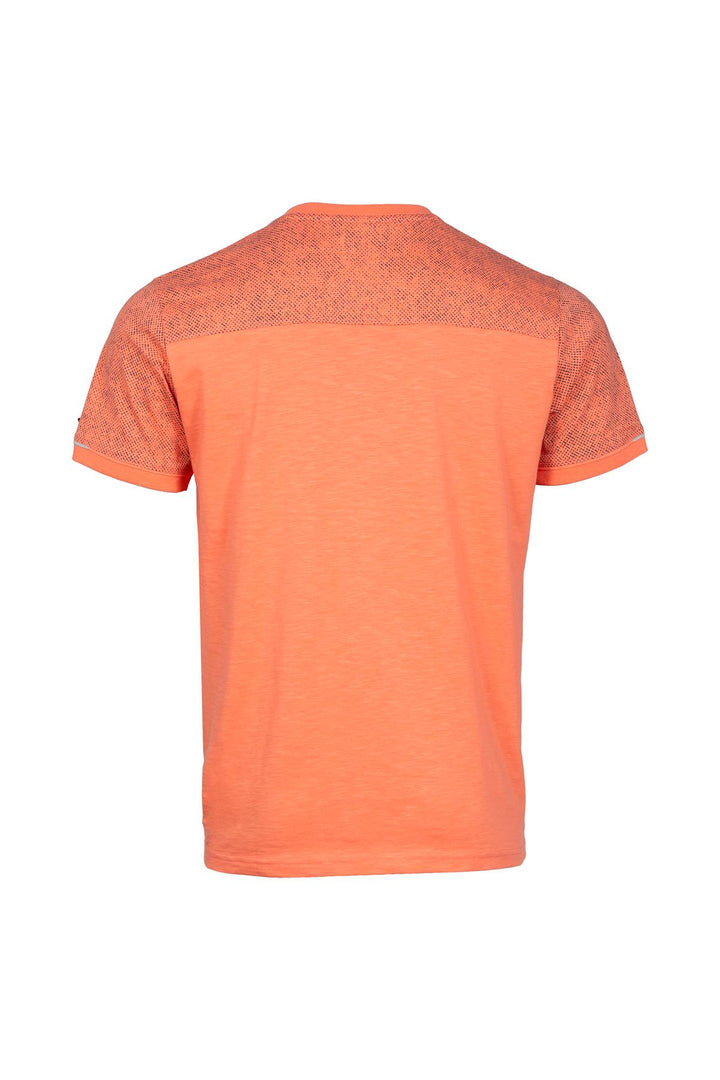 T-Shirt Herren bedruckte Schulter- und Ärmelpartie
