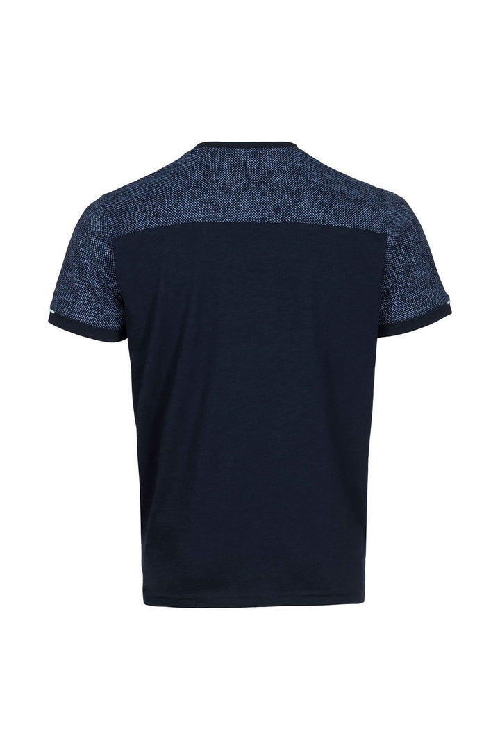 T-Shirt Herren bedruckte Schulter- und Ärmelpartie