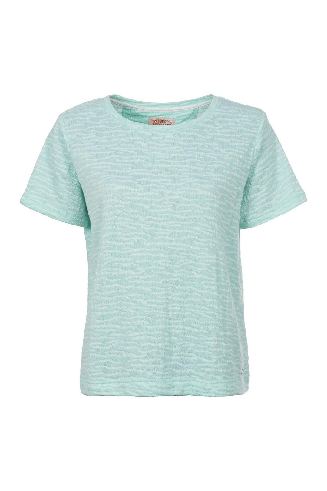 SOQUESTO Damen T-Shirt Boxy-Schnitt