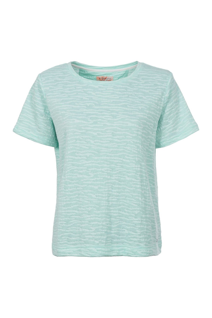 SOQUESTO Damen T-Shirt Boxy-Schnitt