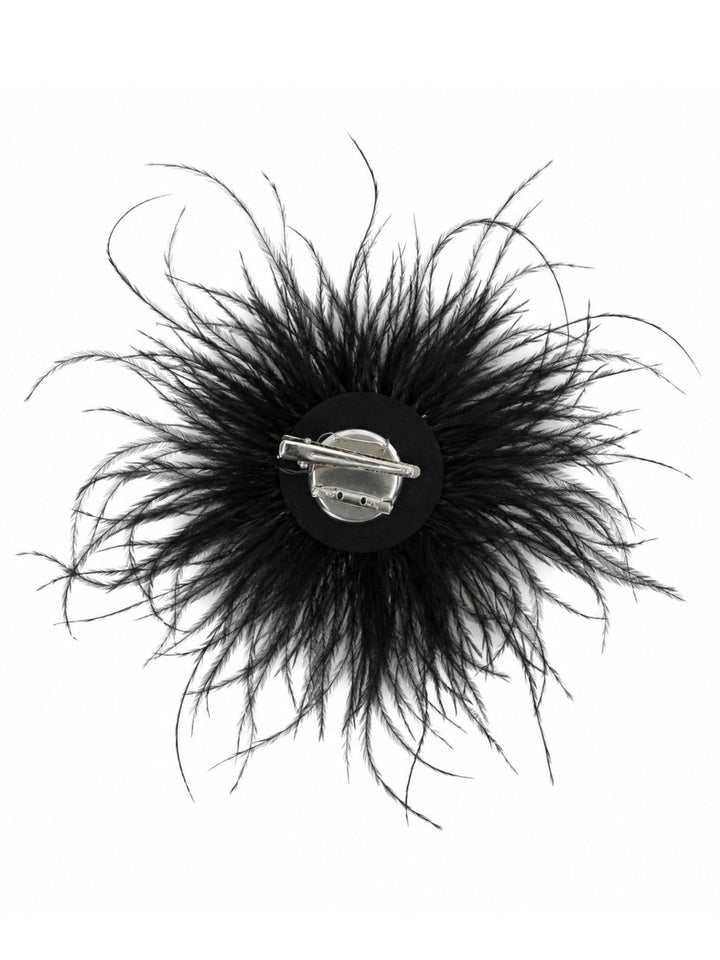 Federblüte Haarclip und Brosche