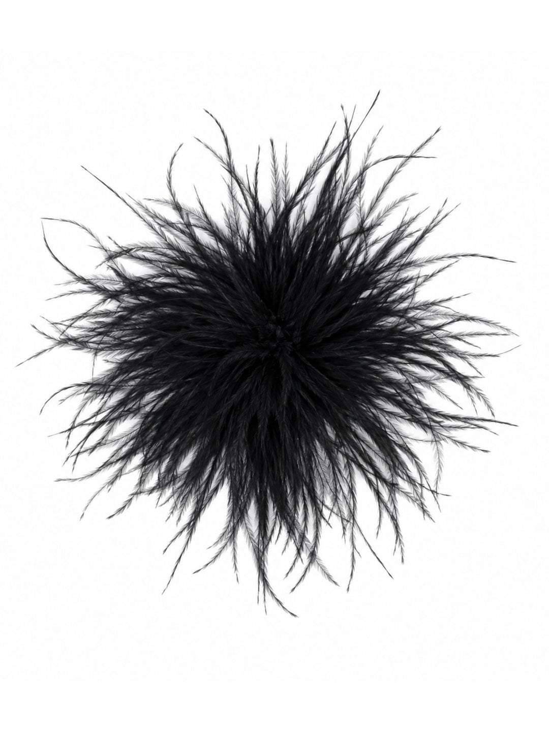 Federblüte Haarclip und Brosche