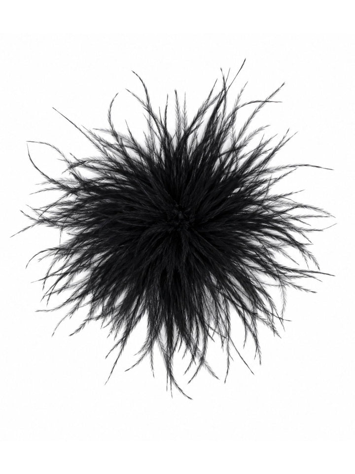 Federblüte Haarclip und Brosche