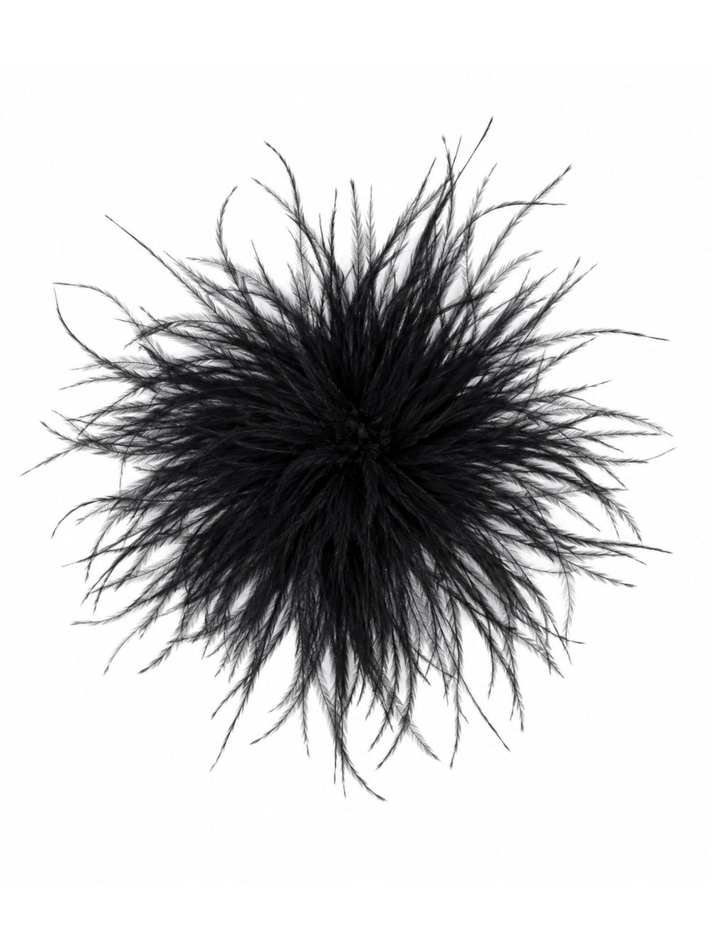 Federblüte Haarclip und Brosche