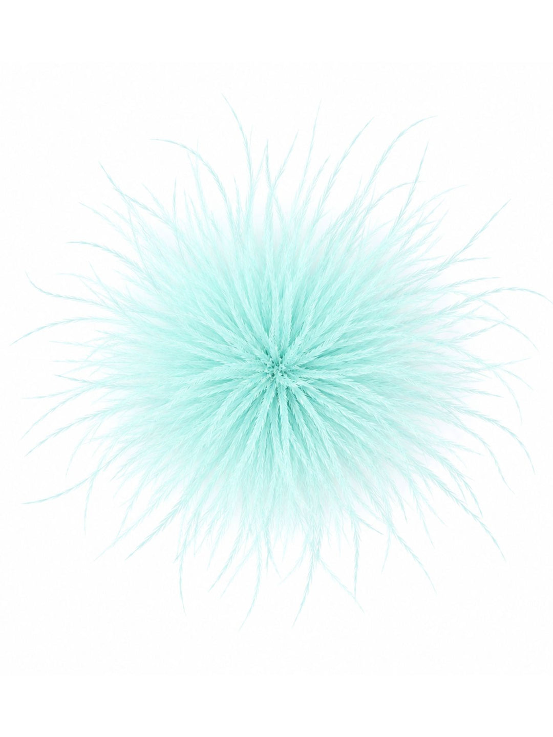 Federblüte Haarclip und Brosche