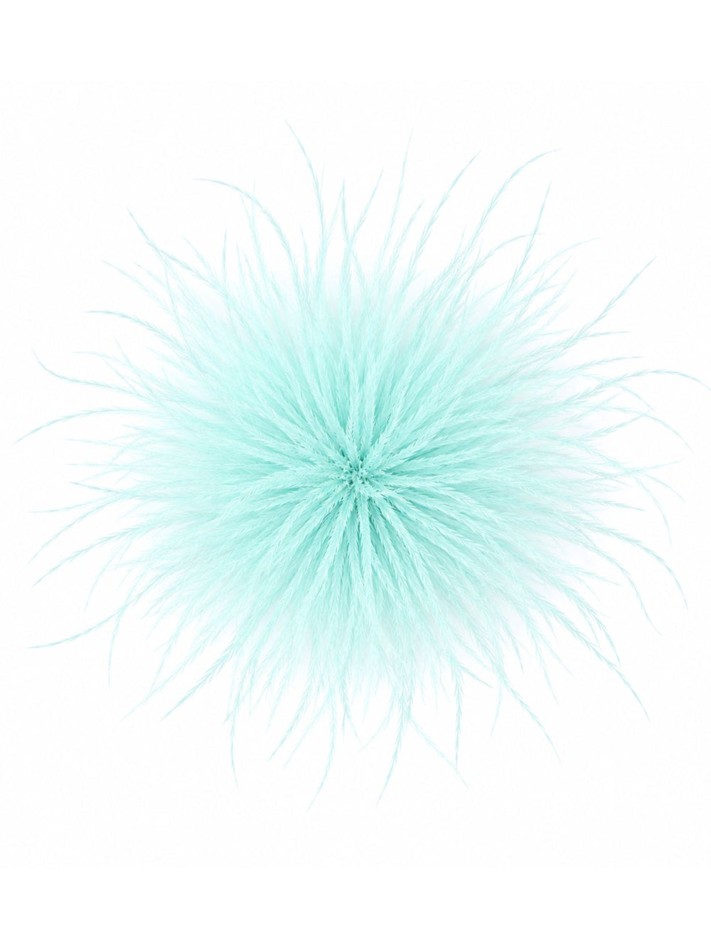 Federblüte Haarclip und Brosche