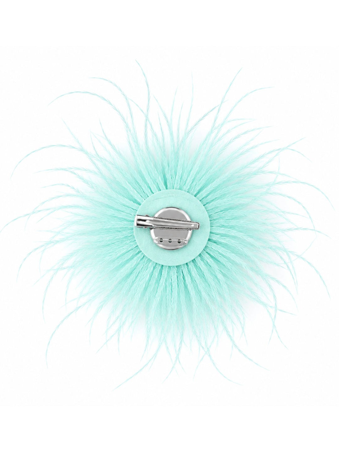 Federblüte Haarclip und Brosche