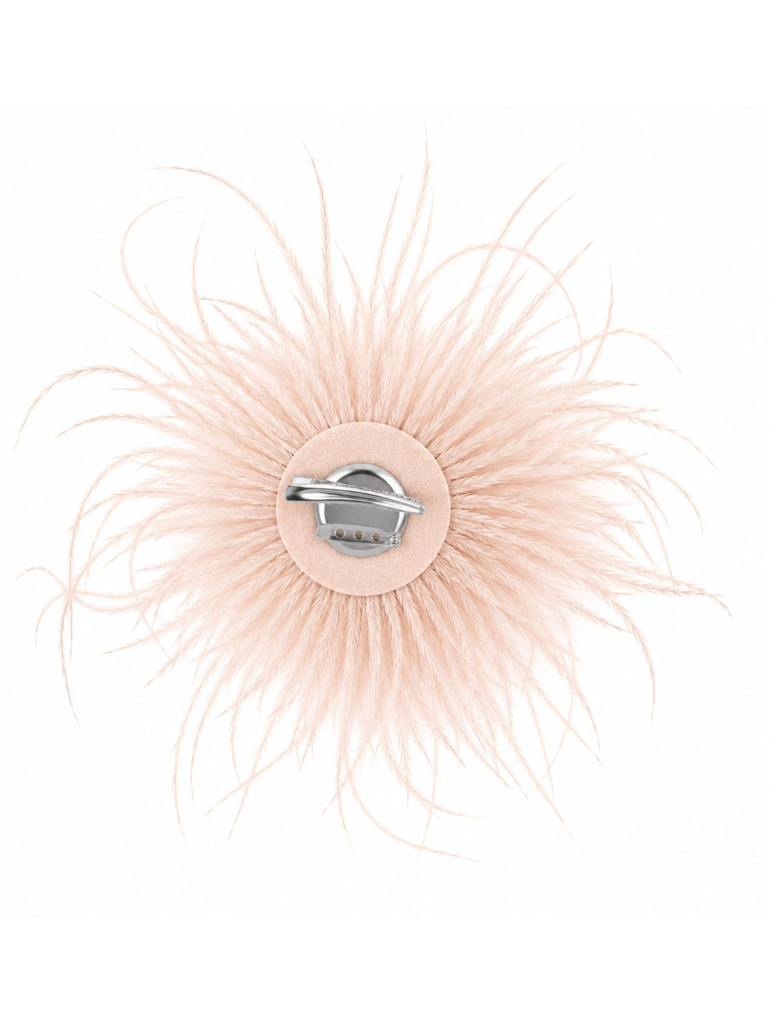 Federblüte Haarclip und Brosche