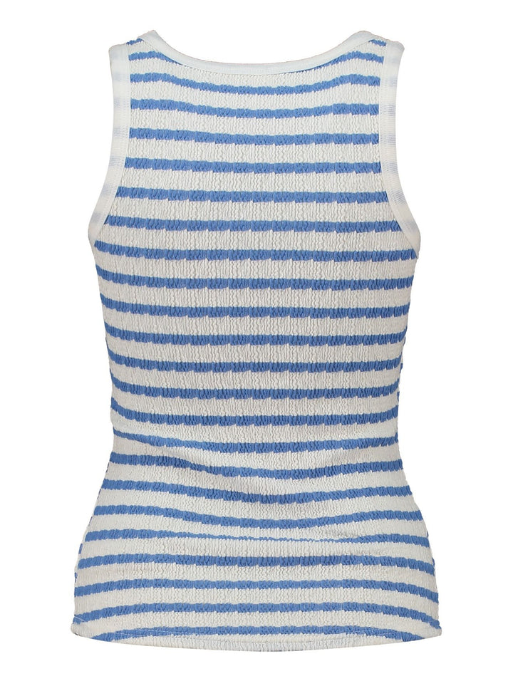 Zabaione Damen Crinkle Top ärmelllos