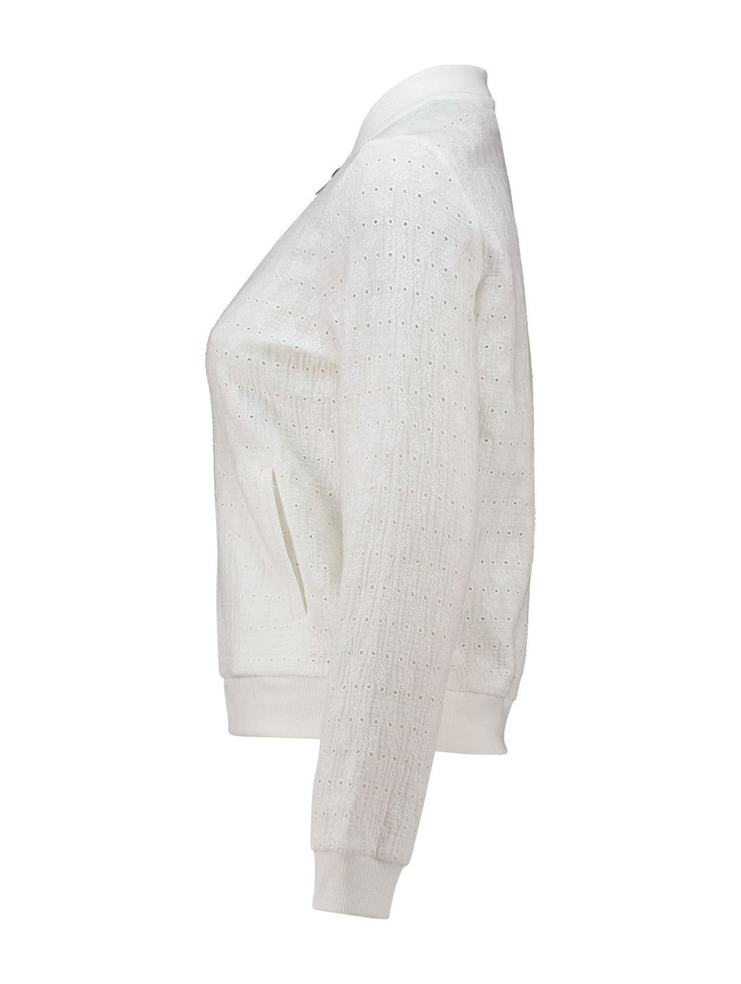Jacke Damen Lochmuster LS C JK Ro44si