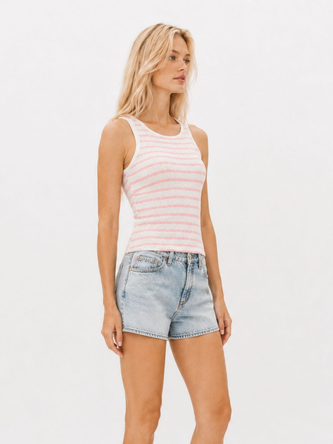 Zabaione Damen Crinkle Top ärmelllos