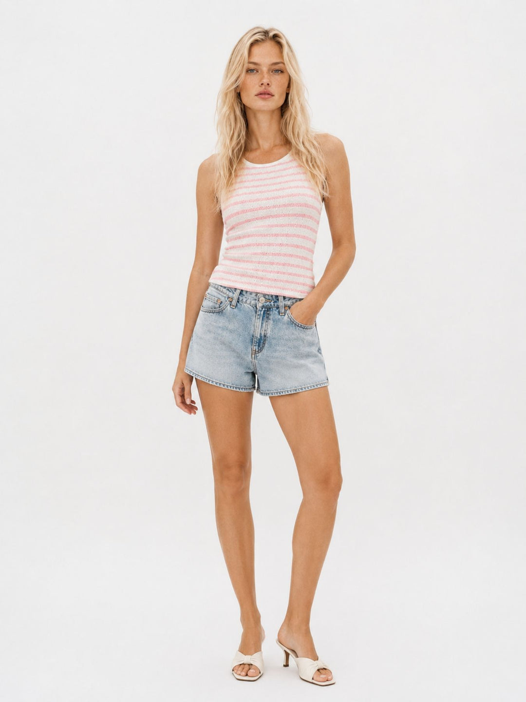 Zabaione Damen Crinkle Top ärmelllos