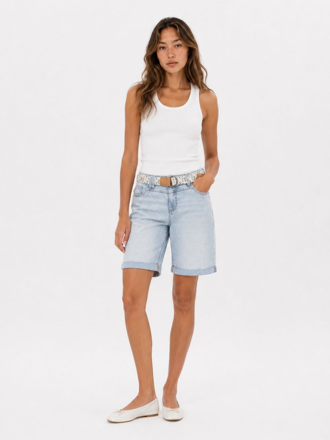 Damen, Kurze Hose Denim