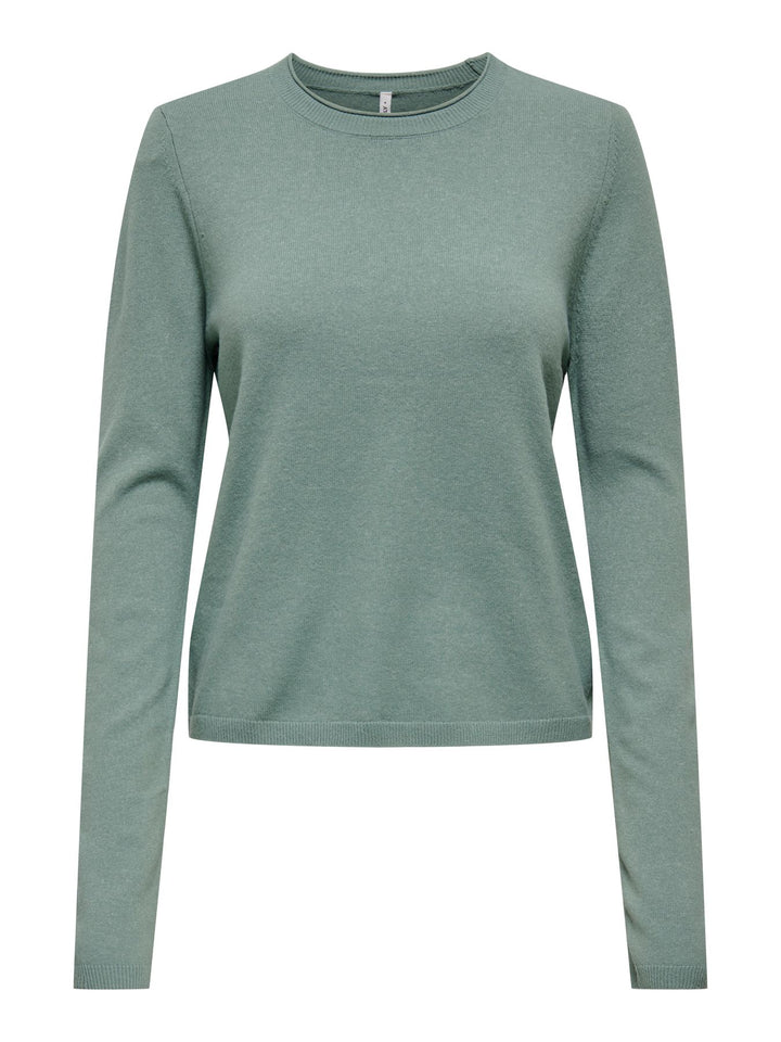 Strickpulli Damen ONLLOYAL LS ONECK KNT NOOS
