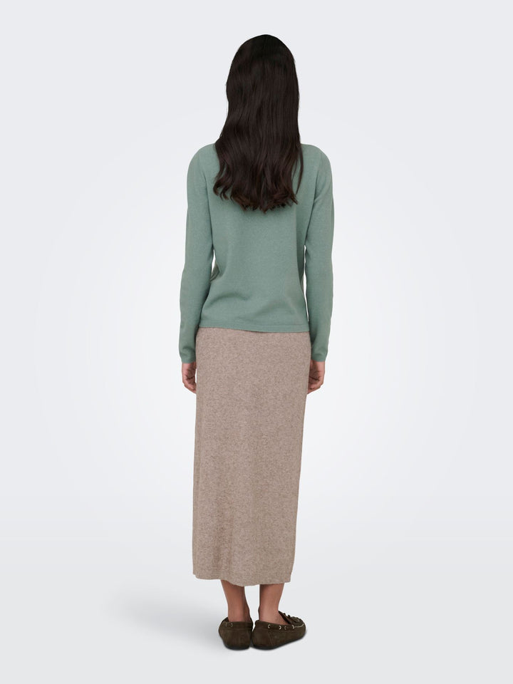 Strickpulli Damen ONLLOYAL LS ONECK KNT NOOS