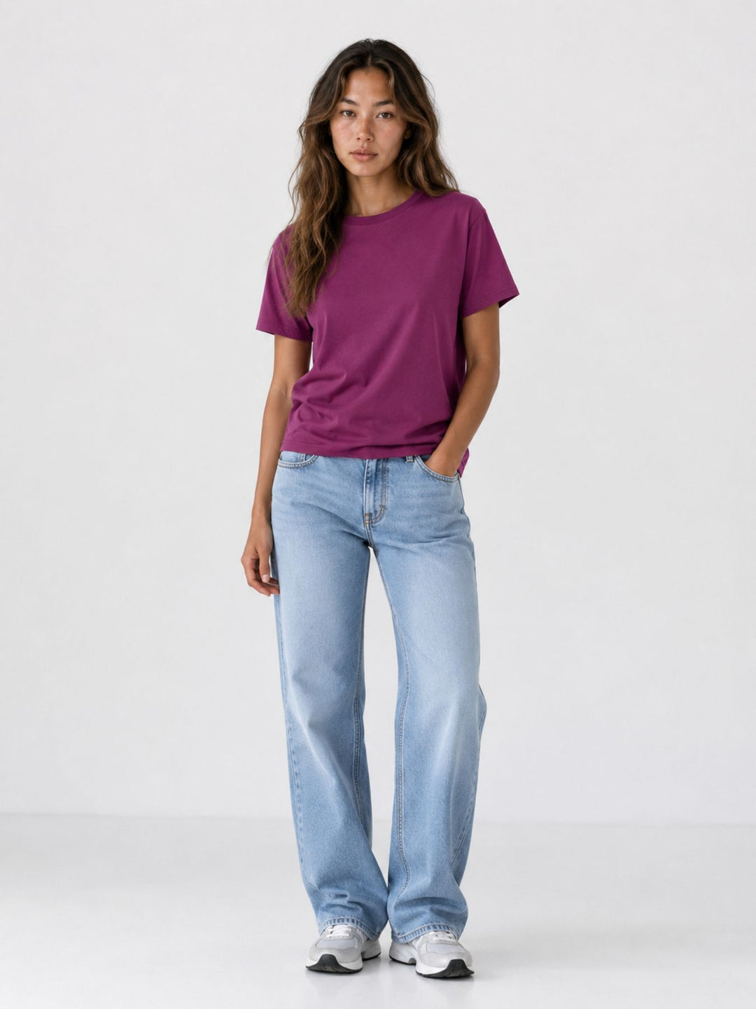 ONLBAMBOO S/S O-NECK TOP CC JRS Fig