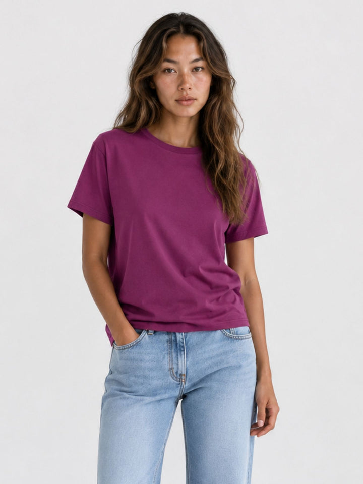 ONLBAMBOO S/S O-NECK TOP CC JRS Fig