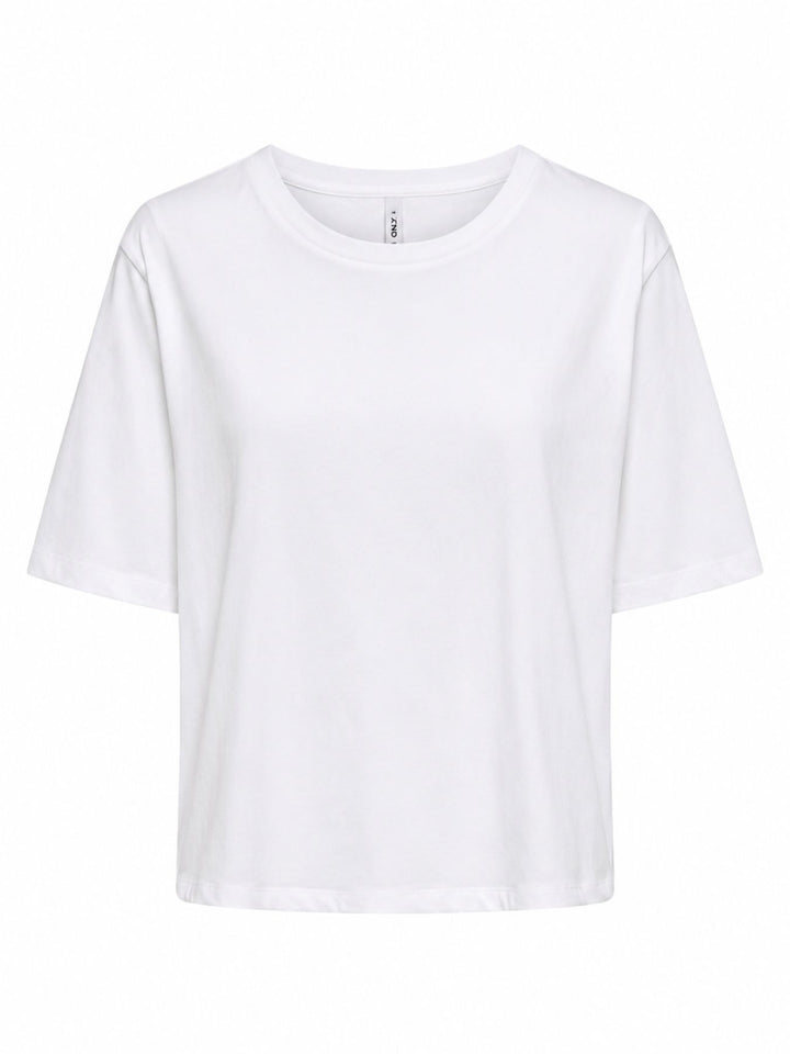 ONLBAMBOO S/S O-NECK TOP CC JRS
