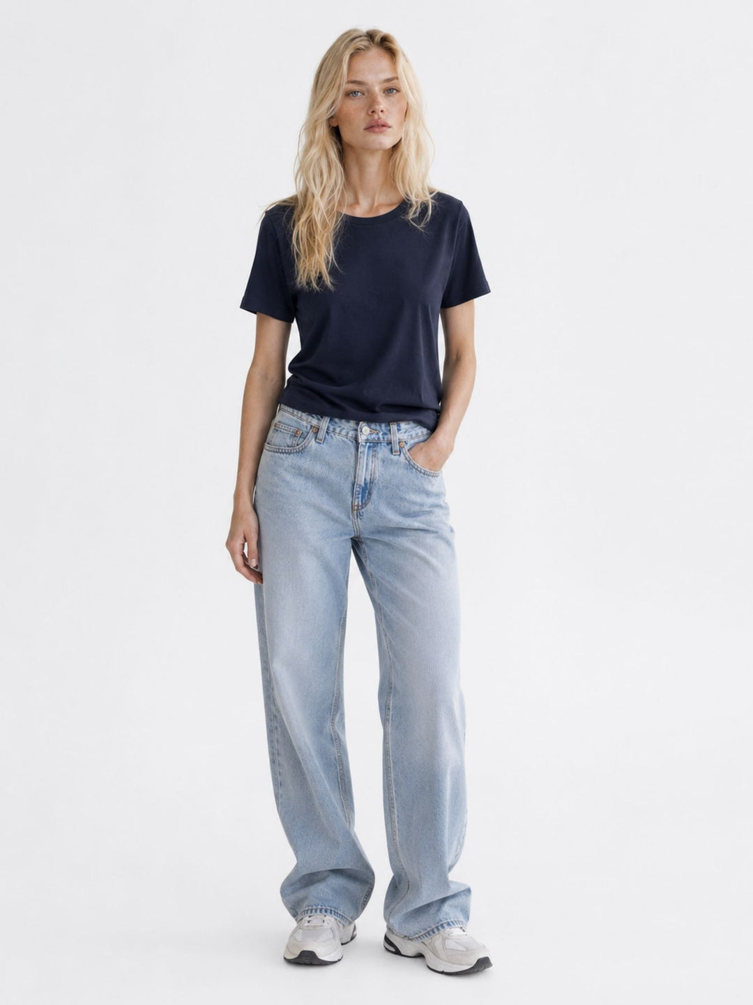 ONLBAMBOO S/S O-NECK TOP CC JRS