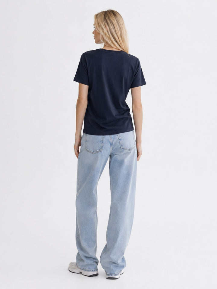 ONLBAMBOO S/S O-NECK TOP CC JRS