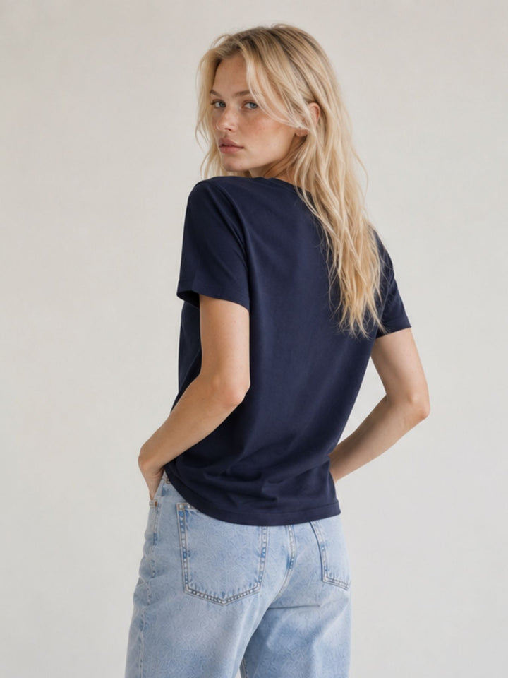 ONLBAMBOO S/S O-NECK TOP CC JRS