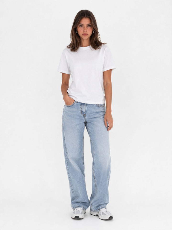 ONLBAMBOO S/S O-NECK TOP CC JRS