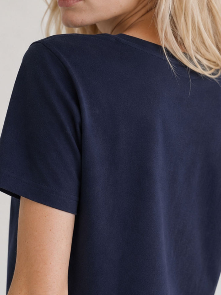 ONLBAMBOO S/S O-NECK TOP CC JRS