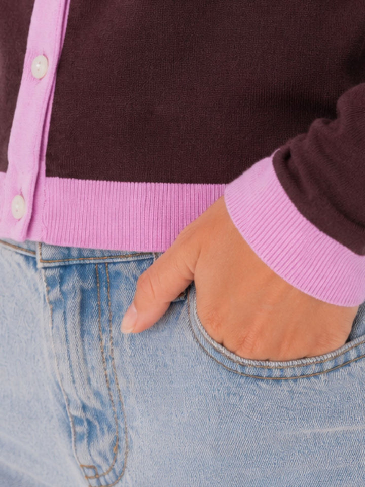 ONLY Strickjacke Damen Langarm