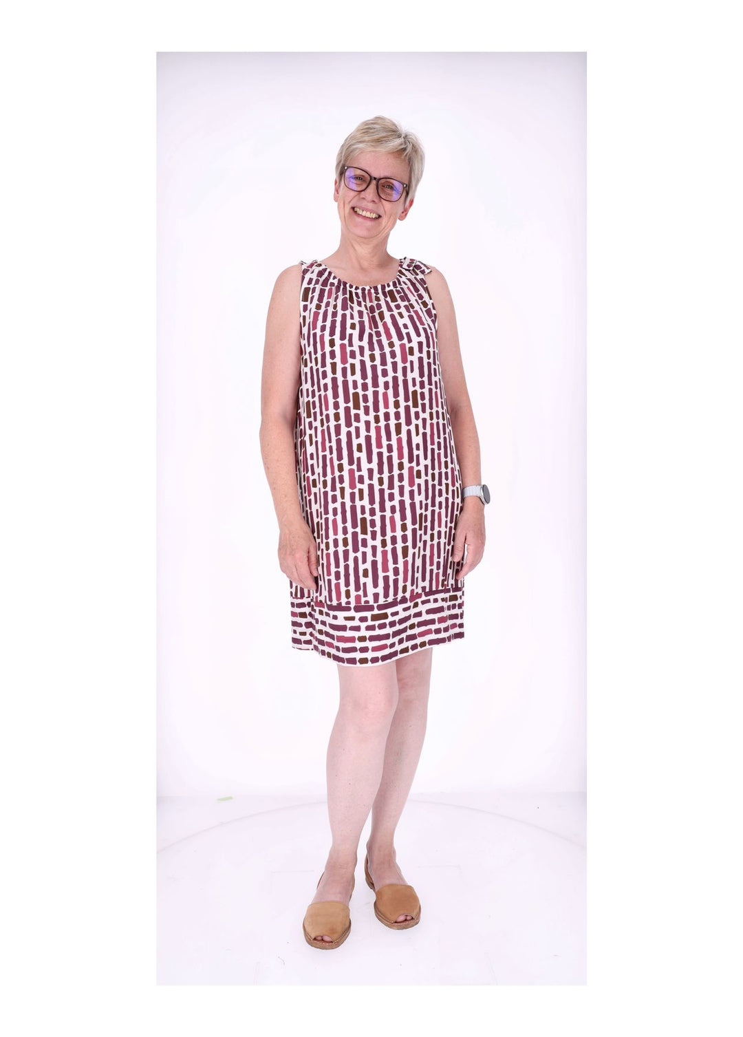Trägerkleid Damen AOP Grafisch