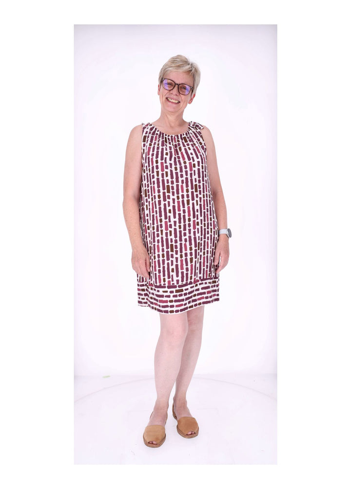 Trägerkleid Damen AOP Grafisch