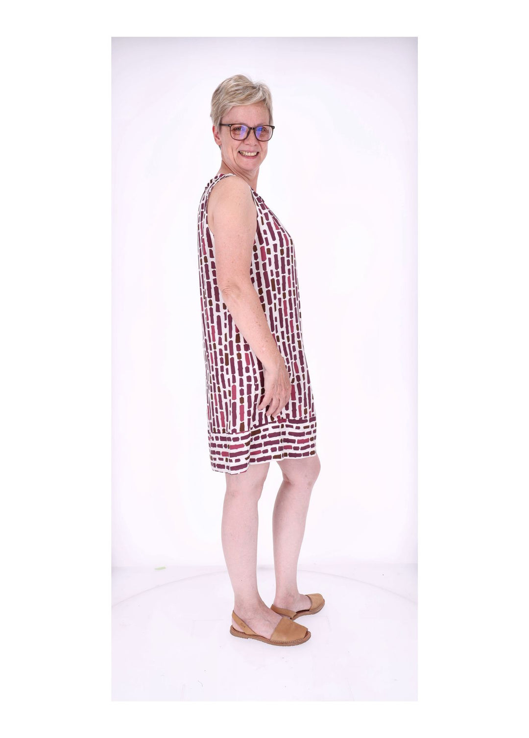 Trägerkleid Damen AOP Grafisch