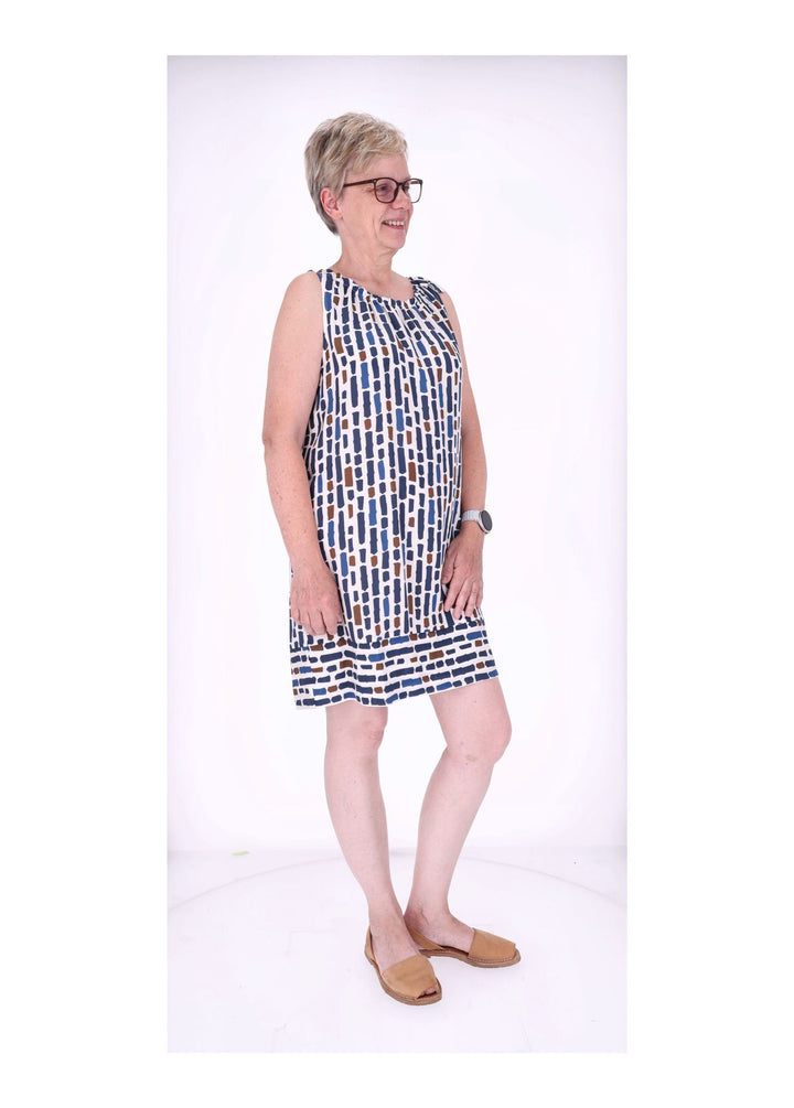 Trägerkleid Damen AOP Grafisch