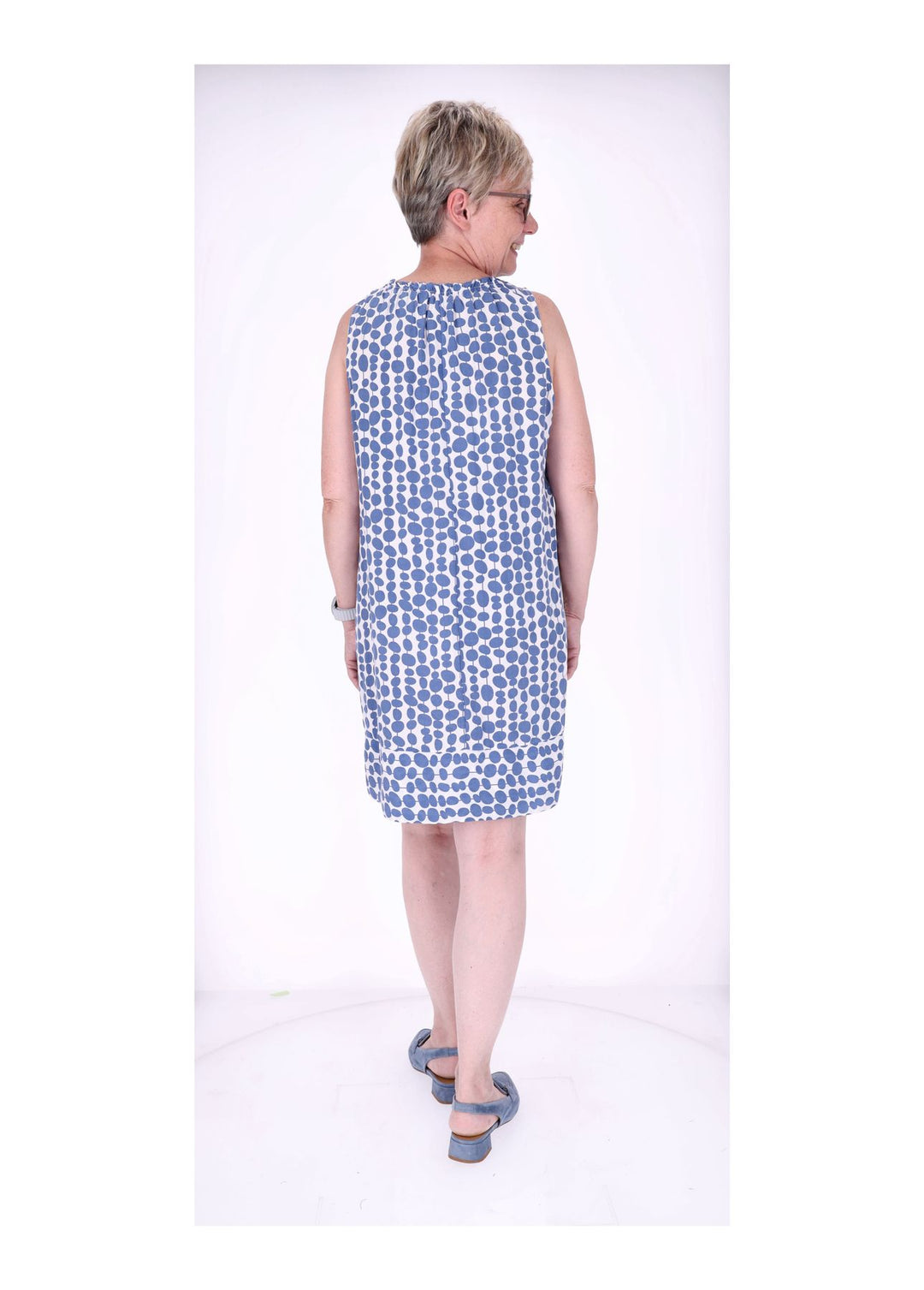 Trägerkleid Damen Punkte