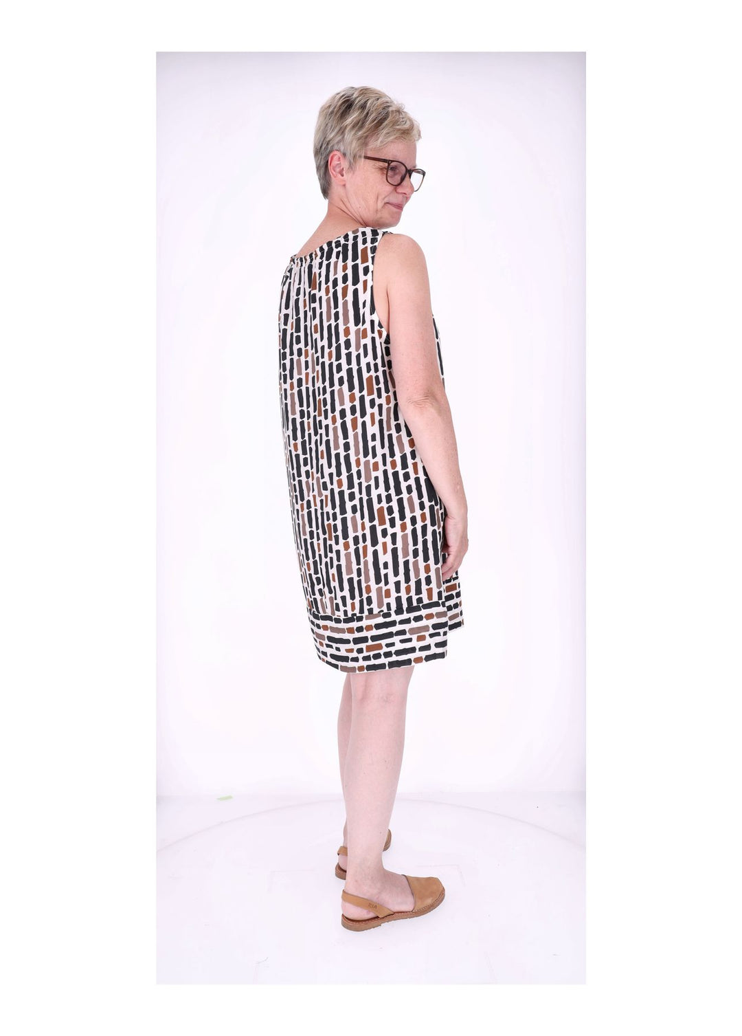 Trägerkleid Damen AOP Grafisch