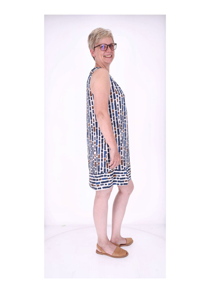 Trägerkleid Damen AOP Grafisch