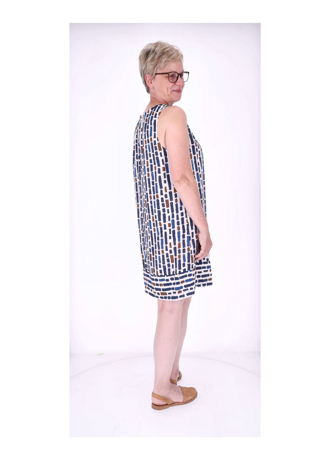 Trägerkleid Damen AOP Grafisch