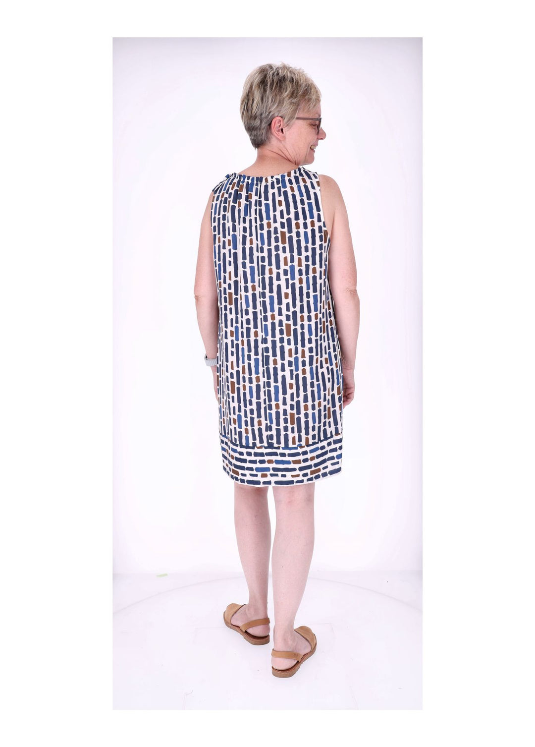 Trägerkleid Damen AOP Grafisch