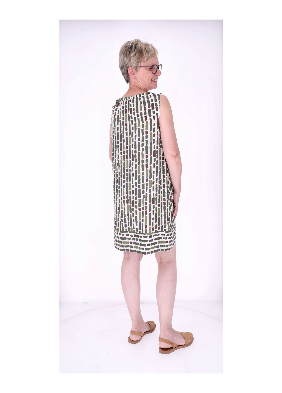 Trägerkleid Damen AOP Grafisch