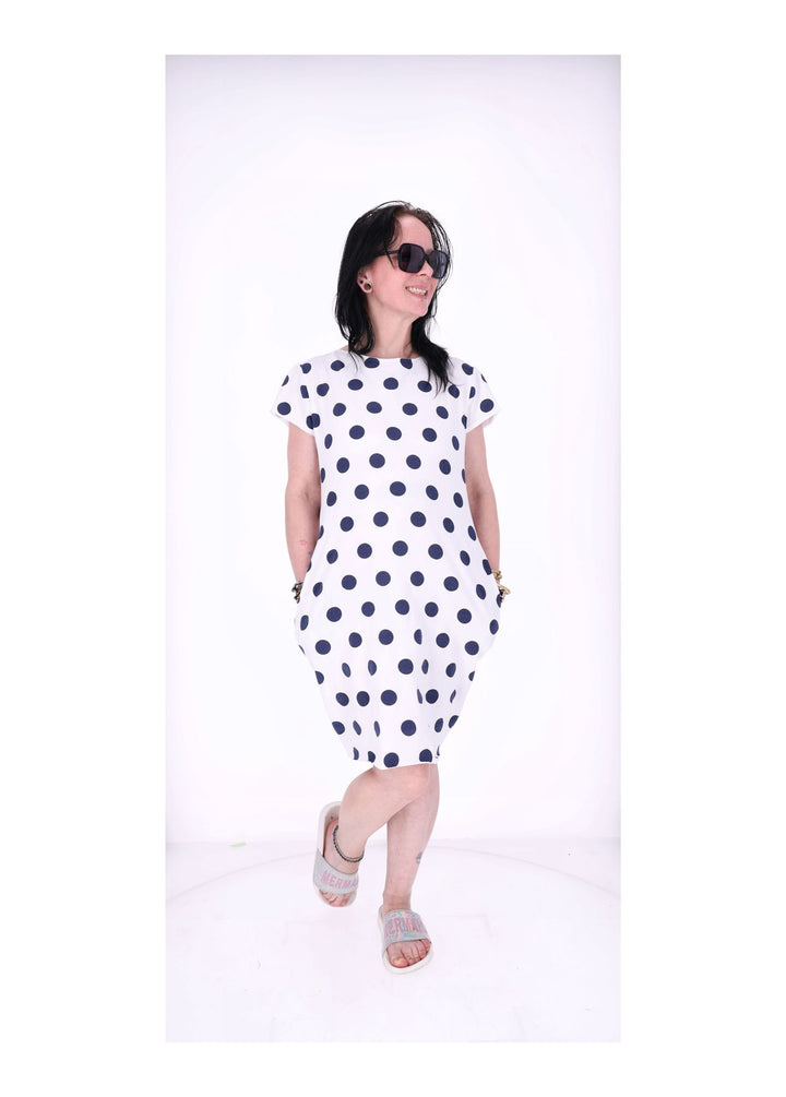 T-Shirt Kleid mit Taschen AOP