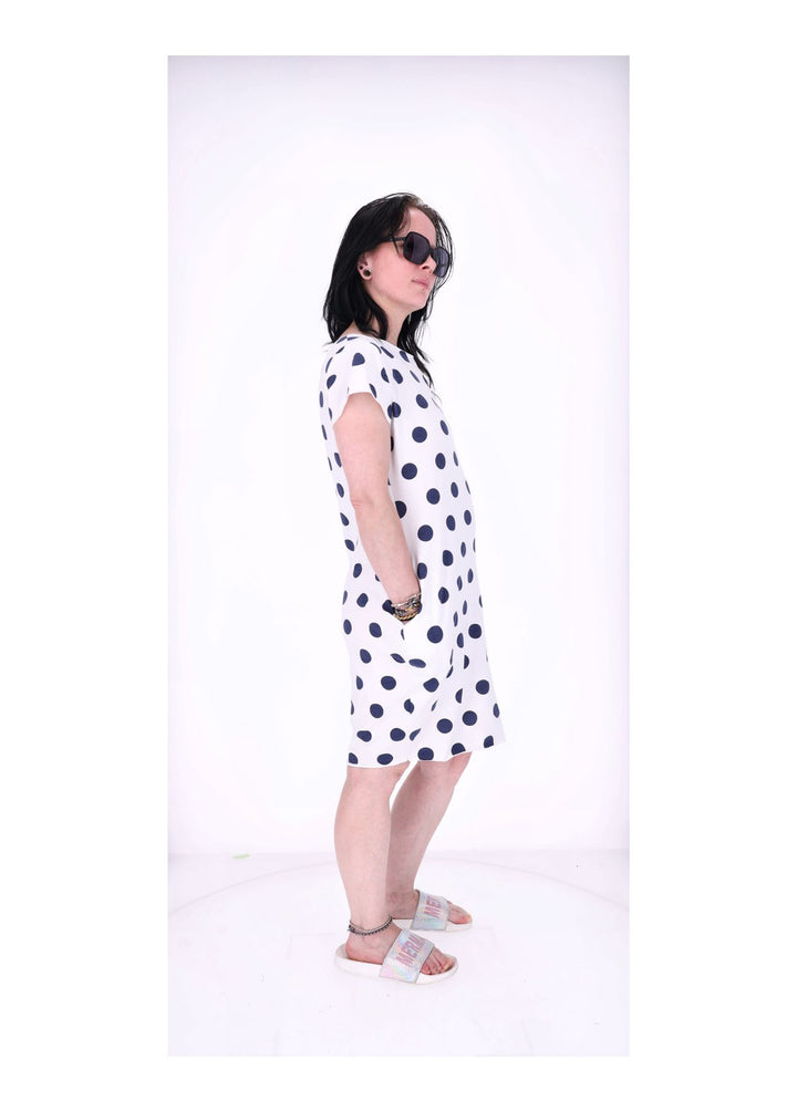 T-Shirt Kleid mit Taschen AOP